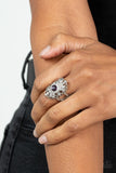DINING WITH ROYALTY - PURPLE PAPARAZZI RING
