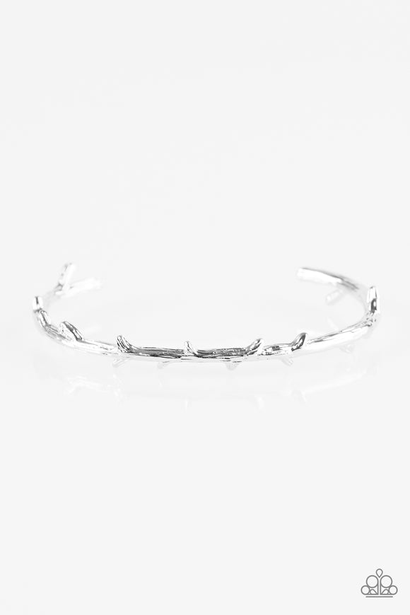 Easy As One, Two, TREE - Silver Paparazzi Bracelet - Carolina Bling Boss