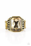 Make Way For The Champ - Brass Paparazzi Ring - Carolina Bling Boss