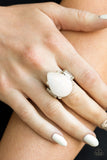 Mojave Minerals - White Paparazzi Ring - Carolina Bling Boss