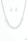 One RING Leads To Another - Silver Paparazzi Necklace - Carolina Bling Boss