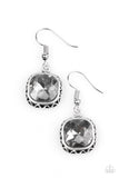 Turn On The Swag - Silver Paparazzi Earrings - Carolina Bling Boss