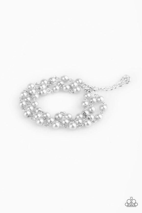 Stage Name - Silver Paparazzi Bracelet