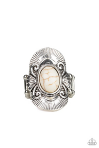 Oracle Oasis - White Paparazzi Ring