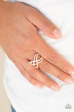 Infinite Illuminations - Rose Gold Paparazzi Ring