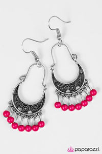 Hopelessly Houston - Pink Earrings - Carolina Bling Boss