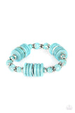 Sagebrush Serenade - Blue Paparazzi Bracelet - Carolina Bling Boss