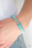 Sagebrush Serenade - Blue Paparazzi Bracelet - Carolina Bling Boss