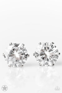 Just In TIMELESS - White  Paparazzi Earrings - Carolina Bling Boss