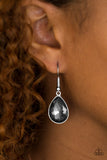 Play The FAME - Silver Paparazzi Earrings - Carolina Bling Boss