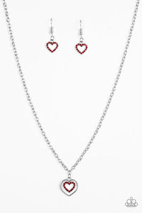 Heartbreak Hotel - Red Paparazzi Necklace - Carolina Bling Boss