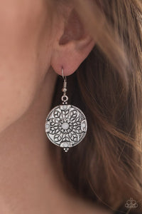 Second Spring - White Paparazzi Earrings - Carolina Bling Boss