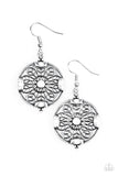 Second Spring - White Paparazzi Earrings - Carolina Bling Boss