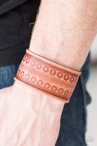 Tough Enough- Brown Paparazzi Bracelet - Carolina Bling Boss