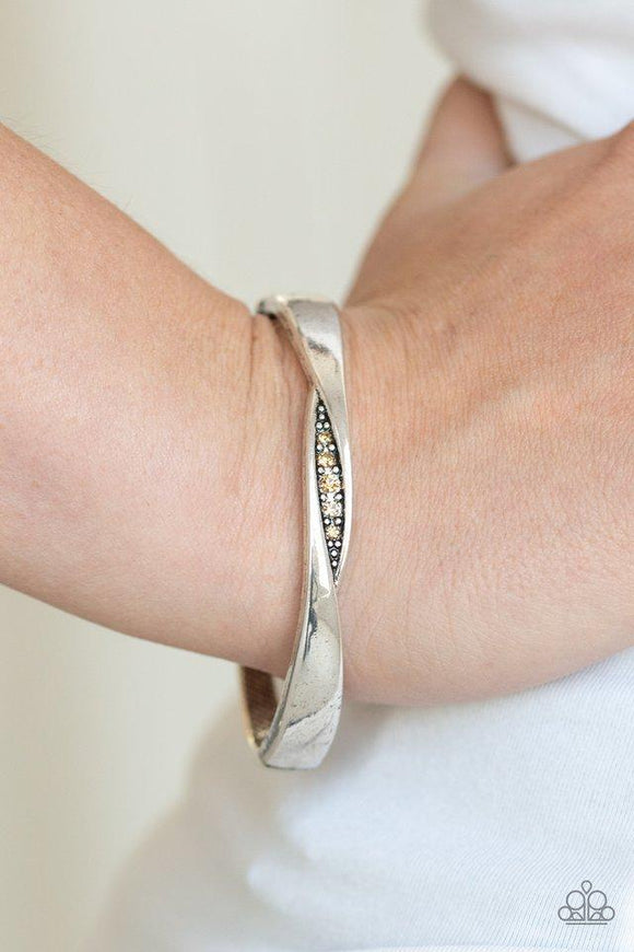 Glittering Grit - Brown Paparazzi Bracelet