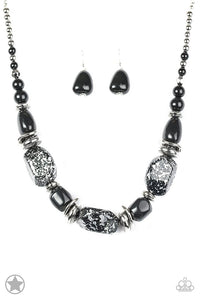 In Good Glazes - Black Paparazzi Necklace - Carolina Bling Boss