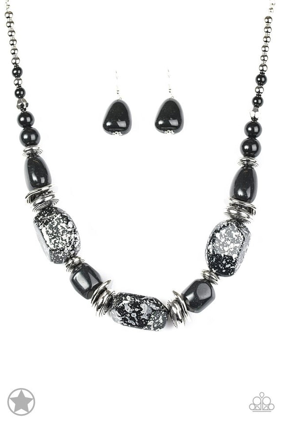 In Good Glazes - Black Paparazzi Necklace - Carolina Bling Boss