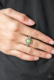 Pricelessly Princess - Green Paparazzi Ring - Carolina Bling Boss