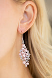 Famous Fashion - Pink Paparazzi Earrings