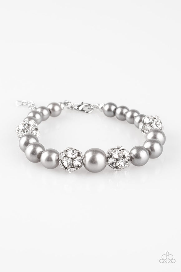 Pearls and Parlors - Silver Paparazzi Bracelet - Carolina Bling Boss