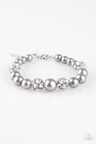 Pearls and Parlors - Silver Paparazzi Bracelet - Carolina Bling Boss