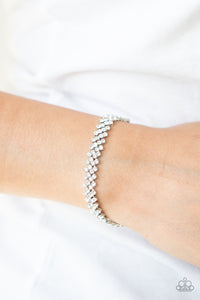 Chicly Candescent - White Paparazzi Bracelet