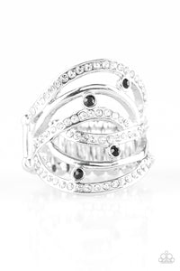 Cosmic Compass - Black Paparazzi Ring - Carolina Bling Boss