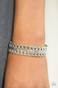 Progressive Movement - Silver Paparazzi Bracelet - Carolina Bling Boss