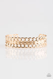 Progressive Movement - Gold Paparazzi Bracelet - Carolina Bling Boss