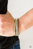 Bomb Squad - Green Paparazzi Wrap Bracelet - Carolina Bling Boss