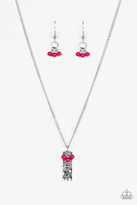 Dont Stop Believing - Pink Paparazzi Necklace - Carolina Bling Boss