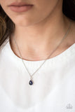 A Drop In The Ocean - Blue Paparazzi Necklace - Carolina Bling Boss