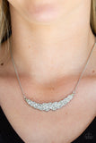 Whatever Floats Your YACHT - White Paparazzi Necklace - Carolina Bling Boss