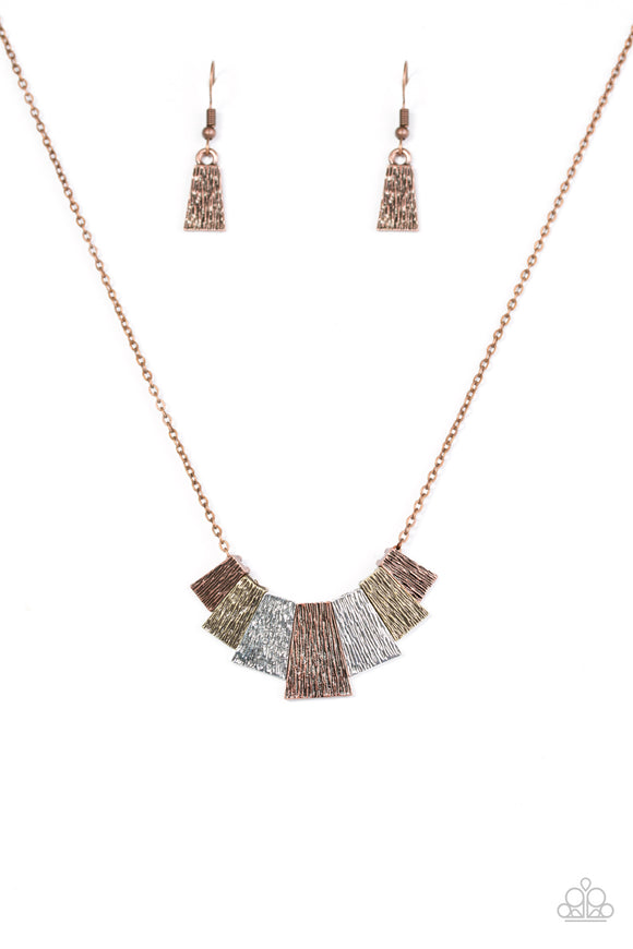 Cry Wolf - Multi Paparazzi Necklace - Carolina Bling Boss