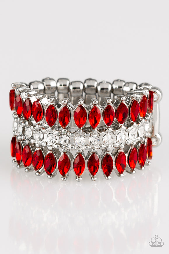 Treasury Fund - Red Paparazzi Ring - Carolina Bling Boss