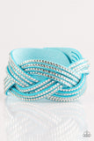 Big City Shimmer - Blue Paparazzi Wrap Bracelet - Carolina Bling Boss